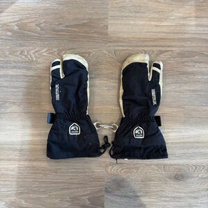 Hestra Heli Ski 3 Finger Trigger Mitten Glove - 9